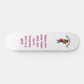 Dark Girl spielt Gitarre Skateboard (Horizontal)