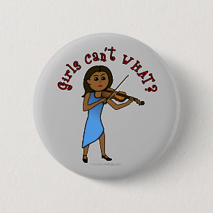 Dark Girl Violine Button