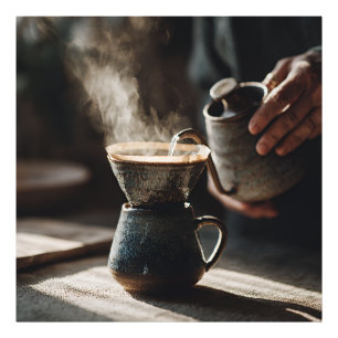 Dark Glaze Pour Over Ritual Fotodruck