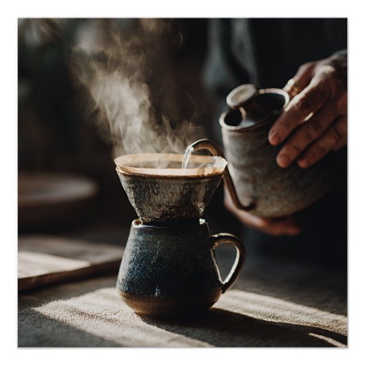 Dark Glaze Pour Over Ritual Poster (Vorderseite)