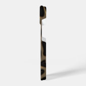 Dark Glossy Marble Aesthetic iPhone Hülle (Linke Seite)