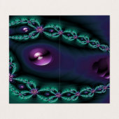 dark glowing fractal image visitenkarten (Außenseite Aufgefaltet)