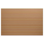 Dark Goldenrod, Maroon & Powder Blue Pattern Stoff (Yard (91,4 cm))