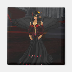 Dark Goth Angel Magnet