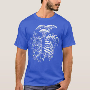 Dark Goth Mushroom Skeleton, Magical Mushroom Lieb T-Shirt