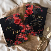 Dark Gothic Adult Halloween Costume Party Einladung