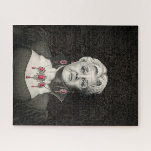 Dark Gothic Angela Lansbury Puzzle (Horizontal)