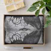 Dark Gothic Butterfly Decoupage Seidenpapier (Geschenk)