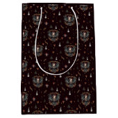 Dark Gothic Christmas Angel Mittlere Geschenktüte (Vorderseite)