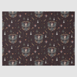 Dark Gothic Christmas Angel Seidenpapier