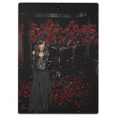 Dark Gothic Clipboard Klemmbrett (Rückseite)