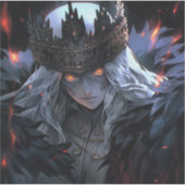 Dark Gothic Fantasy Anime Aufkleber (Vorderseite)