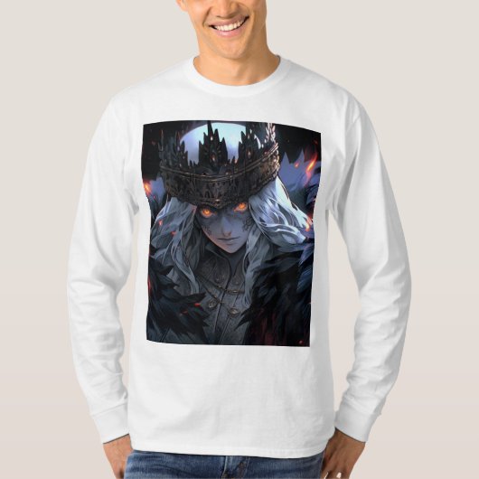 Dark Gothic Fantasy Anime T-Shirt (Vorderseite)