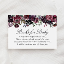 Dark Gothic Floral Halloween Books for Baby