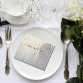 Dark Gothic Forest Floral Background Foto All In One Einladung