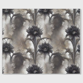 Dark Gothic Garden Geschenk Geschenkpapier (Flach)