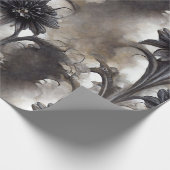 Dark Gothic Garden Geschenk Geschenkpapier (Ecke)
