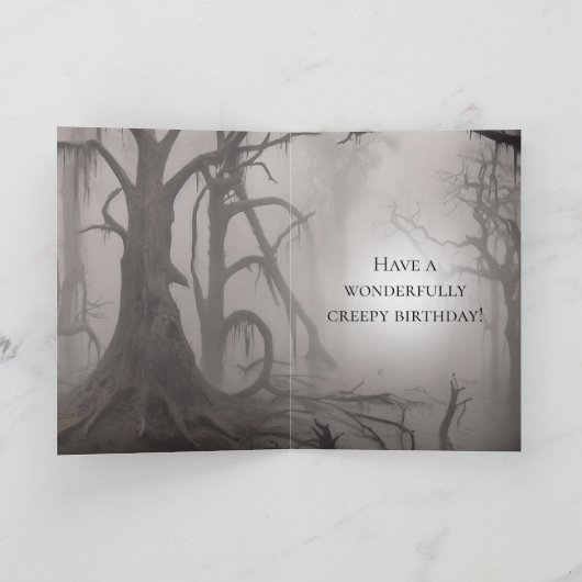 Dark Gothic Horror Art: Dark Omen Karte (Innenseite)