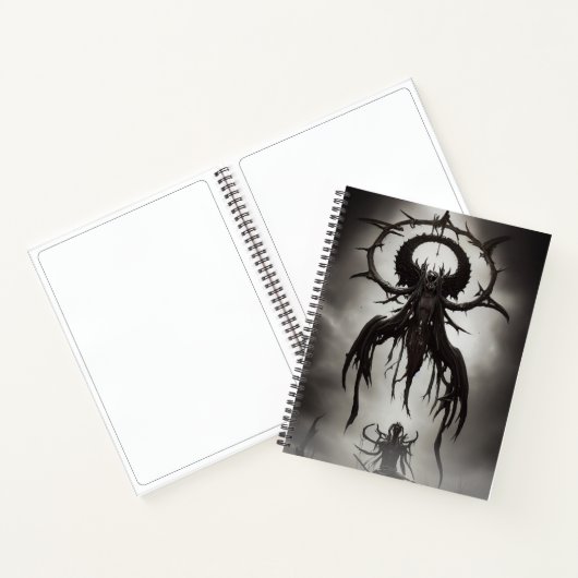 Dark Gothic Horror Art: Dark Omen Notizblock (Innenseite)