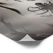 Dark Gothic Horror Art: Dark Omen Poster (Ecke)