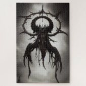 Dark Gothic Horror Art: Dark Omen Puzzle (Vertikal)