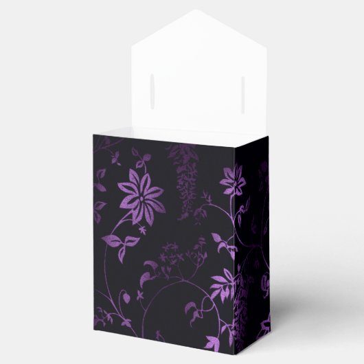 Dark Gothic Lila Rose Geschenkschachtel (Geöffnet)