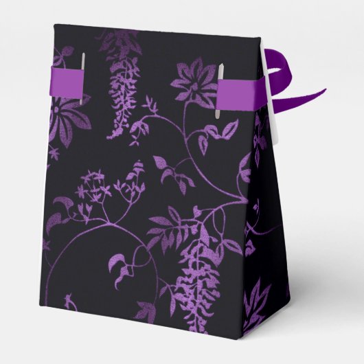 Dark Gothic Lila Rose Geschenkschachtel (Rückseite)