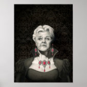 Dark Gothic pen and ink Angela Lansbury Poster (Vorne)