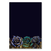 Dark Gothic Rose Glitzer Wedding Tischnummer (Rückseite)