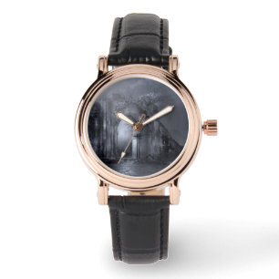 Dark Gothic Ruins Archway Armbanduhr