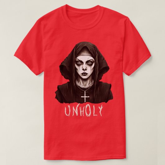 Dark Gothic Satanic Unholy T-Shirt (Design vorne)