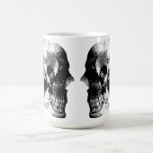 Dark Gothic Skull Art Kaffeetasse (Mittel)