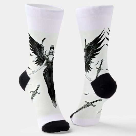 Dark Gothic Socken (Gewinkelt)