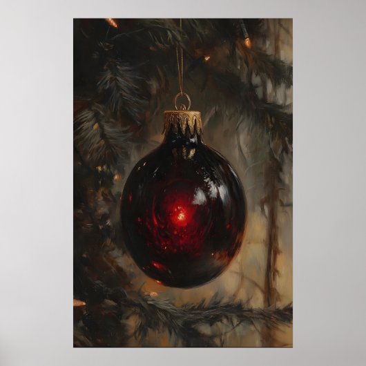 Dark Gothic Soul Ornament Gothic Christmas Tree Poster (Vorne)