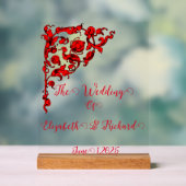 Dark Gothic Wedding Acrylschild (Neutral)