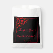 Dark Gothic Wedding "Danke" Geschenktütchen (Vorderseite)