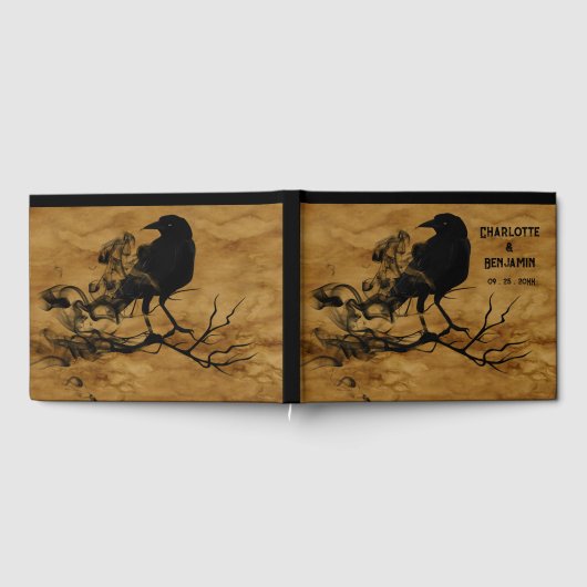 Dark Gothic Wedding Gästebuch (Voll)