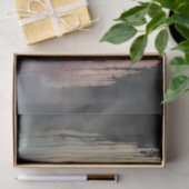 Dark Gothic Woman Portrait Moody Grunge Painterly Seidenpapier (Geschenk)