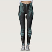 Dark Gothic Zombie Elegance Leggings (Vorderseite)