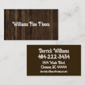 DARK GRAIN BUSINESS CARD VISITENKARTE (Vorne/Hinten)