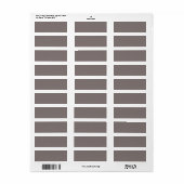 DARK GRAU : Print in White (Vorne)