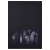 Dark Graveyard Clipboard Klemmbrett (Rückseite)