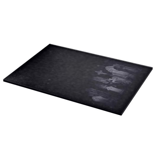 Dark Graveyard Cutting Board Schneidebrett (Ecke)