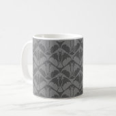 Dark Gray Batty Coffee Tasse (Vorderseite Links)
