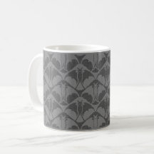 Dark Gray Batty Coffee Tasse