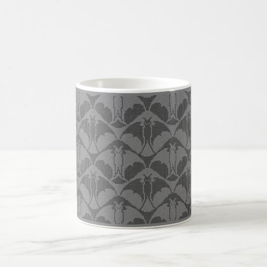 Dark Gray Batty Coffee Tasse (Mittel)