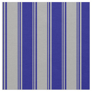 Dark Gray & Blue Lines Stoff