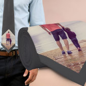 Dark Gray Custom Foto Krawatte