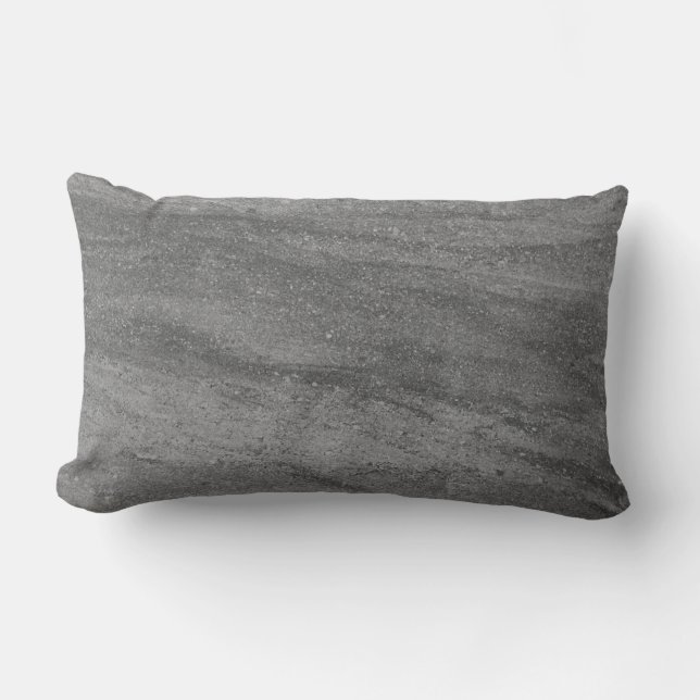 Dark Gray Granite Pillow Lendenkissen (Vorderseite)
