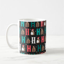 Dark Gray Ho Ho Ho Armadillo Kaffeetasse